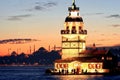 Istanbul Maiden Tower Royalty Free Stock Photo