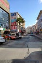 Empty streets on day 1 of the lockdown due to the Corona Virus pandemic at Maltepe Region. New type of coronavirus originated in C Royalty Free Stock Photo