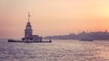 Istanbul mosques and bosforus Island panorama