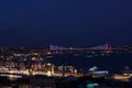 Istanbul Nights, Istanbul Turkey Bosporus Bridge
