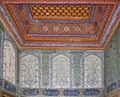 ISTANBUL - NOVEMBER 5: Interior of Harem in Topkapi palace. Privy Chamber of Mehmed IV on November 5, 2014 in Istanbul. Royalty Free Stock Photo