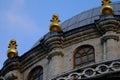 Istanbul Nusretiye Cami. The style of the mosque is Baroque. It is made of stone and marble.