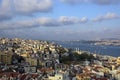 Istanbul old city skyline,View and sight of Bosphorus,Topkapi Palace, Fatih, Istanbul, Turkey