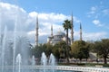 Istanbul old historical town Turkey ancient architecture Blue mosque religion building background Royalty Free Stock Photo