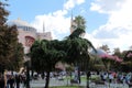 Istanbul old historical town Turkey ancient architecture Hagia Sophia mosque religion building Royalty Free Stock Photo