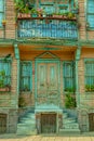 Istanbul old street house Royalty Free Stock Photo