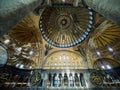 Istanbul hagia sophia interior Royalty Free Stock Photo