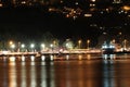 Istanbul Sariyer Beach Night View - Long Exposure