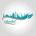 istanbul logo, icon and symbol vector illustration