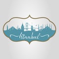 istanbul logo, icon and symbol vector illustration