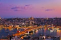 Istanbul sunset Royalty Free Stock Photo