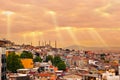Istanbul sunset Royalty Free Stock Photo