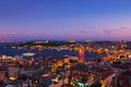 Istanbul sunset Royalty Free Stock Photo