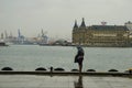 Istanbul throat historic Haydarpasa train station and the ferry.