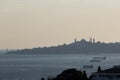 Panorama of view from the Golden Horn on the duct slopes City