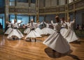 Whirling Dervishes Ceremony. Sufi Whirling Dervishes Ceremony at Galata Mawlawi House Museum