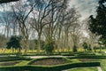 ISTANBUL, TURKEY 2023 August 03: Beautiful garden of the famous Topkapi Palace in Istanbul Royalty Free Stock Photo