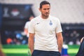 Istanbul, Turkey - August 14, 2019: Coach Frank Lampard before the UEFA Super Cup Finals match between Liverpool and Chelsea at