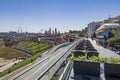 Isfanbul or formerly Vialand. It is the first theme park built in Turkey. View from isfanbul shopping and entertainment center in Royalty Free Stock Photo