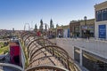 Isfanbul or formerly Vialand. It is the first theme park built in Turkey. View from isfanbul shopping and entertainment center in Royalty Free Stock Photo