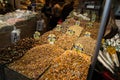 Istanbul, Turkey, bazaar: sale of traditional Turkish sweets and nuts