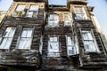 Istanbul/Turkey-04.03.2019: beautiful old vintage houses of Istanbul