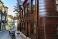 Istanbul/Turkey-04.03.2019: beautiful old vintage houses of Istanbul