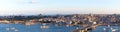 Istanbul-Turkey. Beautiful panorama of historical city of Istanbul from Galata Tower