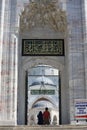 02-08-2023 Istanbul-Turkey: Blue Mosque in Sultanahmet Square in Istanbul