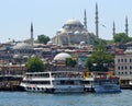 Istanbul, Turkey, Cityscape with Mosques Royalty Free Stock Photo