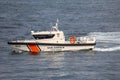 17-04-2023 Istanbul-Turkey: Coast Guard Boat in Istanbul City
