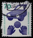 Isolated German Stamp