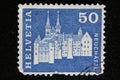 Isolated Switzerland Stamp