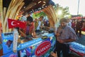 Dondurma ice-cream seller dressed in traditional Turkish costume
