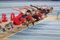 Balkan Athletics Indoor Championships in Istanbul Royalty Free Stock Photo