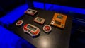 Old portable Nintendo game watch Mario Bros, Donkey Kong, Octopus in Istanbul, Turkey, in Digital Revolution exhibition