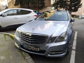 Mercedes-Benz E250 at Street of Istanbul Royalty Free Stock Photo