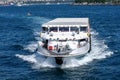 Istanbul-Turkey, 07 12 2014: Ferries, which have an important place in Istanbul`s public transportation system, carry passengers Royalty Free Stock Photo