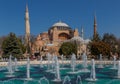 The wonderful Hagia Sofia, Istanbul. Turkey Royalty Free Stock Photo