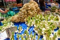 Istanbul Turkey. Garlic for sale at the Street Market in Fatih District