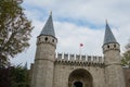 Istanbul, Turkey: The gate of Salutation in Topkapi Palace. Topkapi Palace is popular tourist attraction in the Turkey Royalty Free Stock Photo