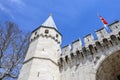 14-04-2023 Istanbul-Turkey: The Gate of Topkapi Palace Sultanahmet, in Istanbul City Royalty Free Stock Photo