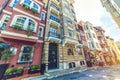 Generic architecture and residential buildings in Cihangir Royalty Free Stock Photo