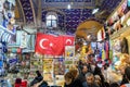 Istanbul, Turkey, 20.12.2019: Grand Bazaar varied produce fr sale: spices, condiments, teas