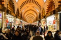 Istanbul, Turkey, 20.12.2019: Grand Bazaar varied produce fr sale: spices, condiments, teas Royalty Free Stock Photo