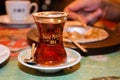 Istanbul, Turkey, 20.12.2019: Hafiz Mustafa shop in Istanbul, traditional turkish desserts