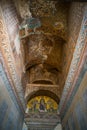 ISTANBUL, TURKEY: Hagia Sophia interior. Mosaic icon in Hagia Sophia. Virgin Mary and Saints. Byzantine Culture Royalty Free Stock Photo