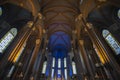 Nave of the Saint Anthony of Padua St. Antoine Church in Istanbul, Turkey Royalty Free Stock Photo