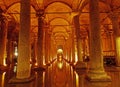 ISTANBUL, TURKEY - JANUARY 23: Basilica Cistern (