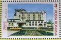 Isolated Romanian Stamp